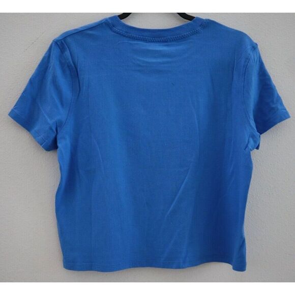 HOKA 1123698-IZB Women’s Sz XS Blue Graphic Print Short Sleeve All-Day T-Shirt - Picture 2 of 7